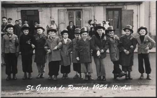les_10_ans_st_georges_de_reneins_1954