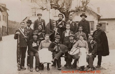 Saint-Laurent-d'Oingt - Conscrits - 1921